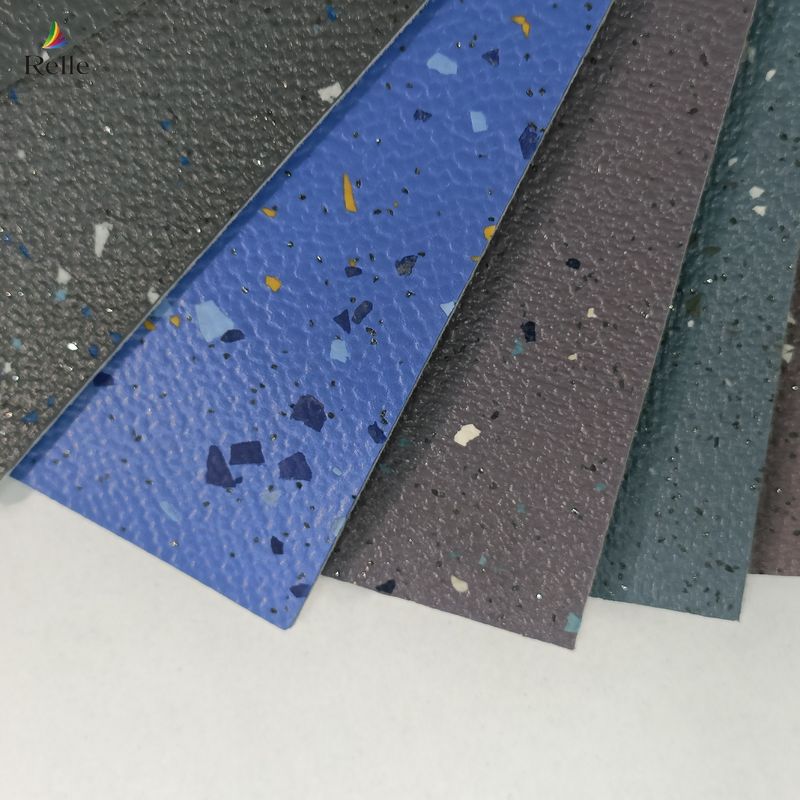 Anti-slip veiligheidsvloeren gevoeld terug Emery PVC veiligheidsvloeren van vinyl voor metro