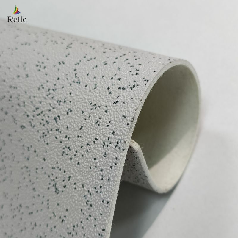 Glue down bus vinyl vloer commerciële veiligheid vloer met homogene felt terug