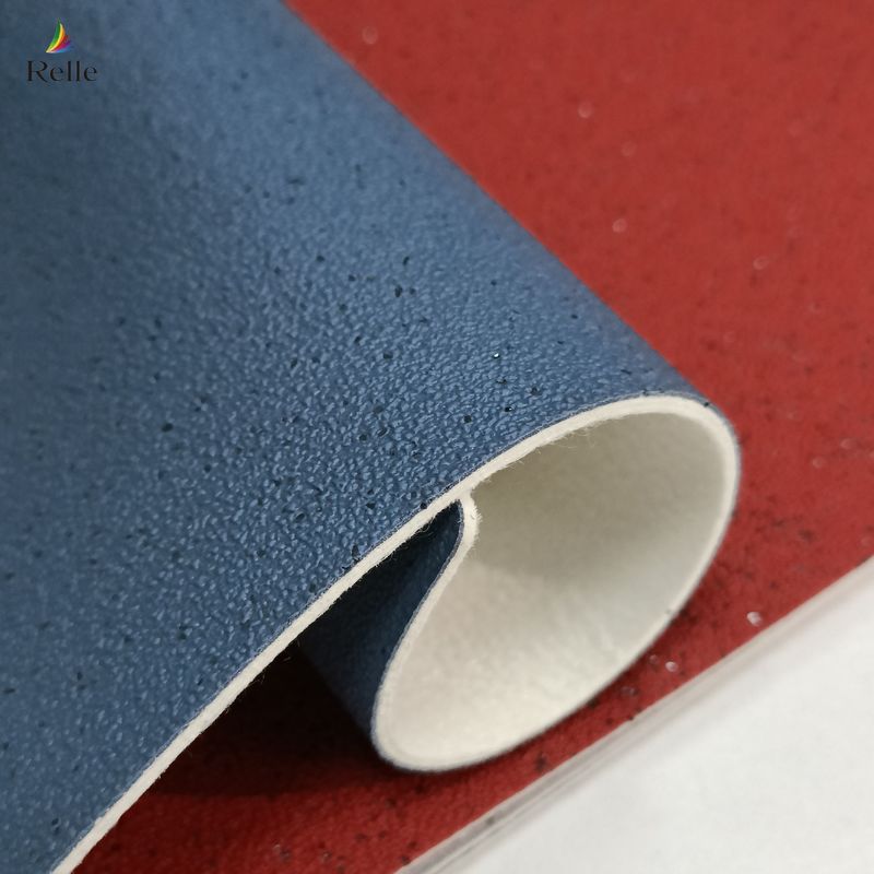 Glue down bus vinyl vloer commerciële veiligheid vloer met homogene felt terug