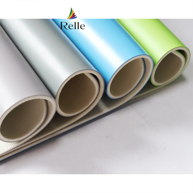 Uitstekende slijtvastheid 5 mm schuimsteun Relle kleur PVC vloerrol voor dans