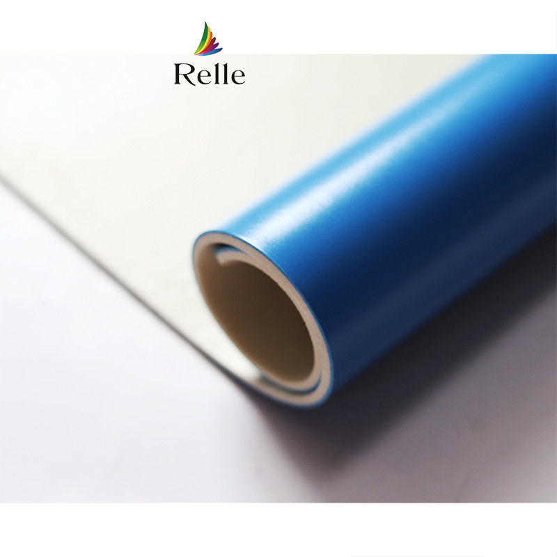 Uitstekende slijtvastheid 5 mm schuimsteun Relle kleur PVC vloerrol voor dans