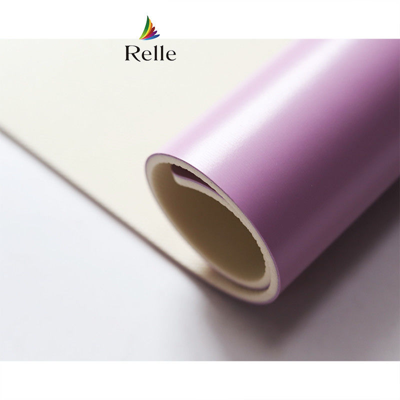 Uitstekende slijtvastheid 5 mm schuimsteun Relle kleur PVC vloerrol voor dans