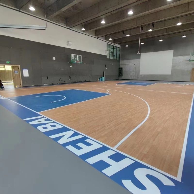 Vinyl sportvloeren met UV-coating en geluidsreductie