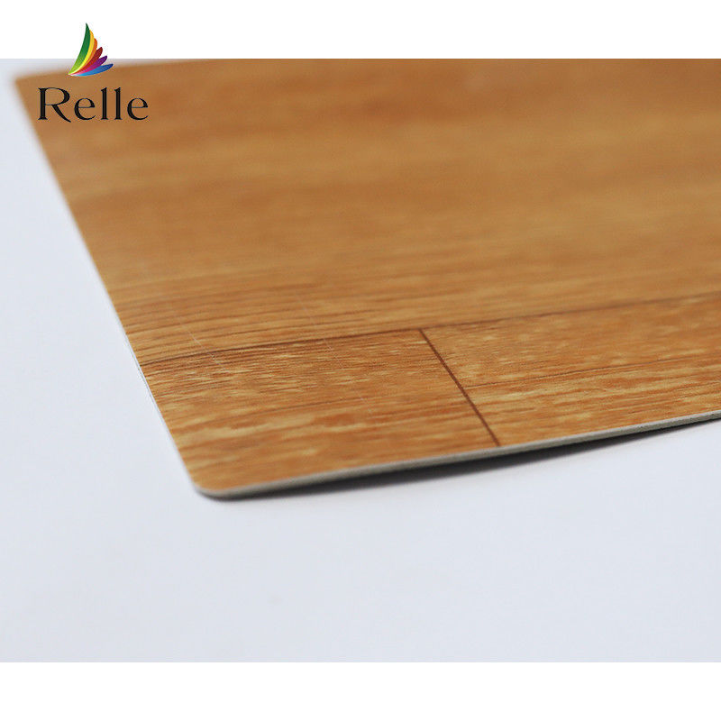 Relle 3,8m PVC Heterogene vinyl vloer rollen plaat Certificaat CE / SGS / ISO9001