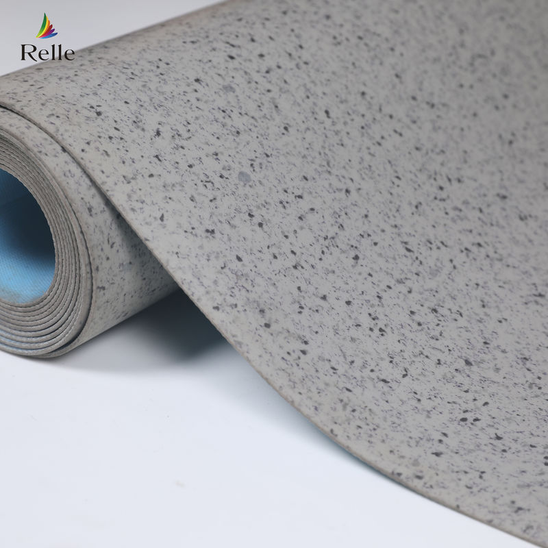 Inder kantoor slijtagebestendige PVC vinyl vloerrol met slijtvastheid en T-klasse