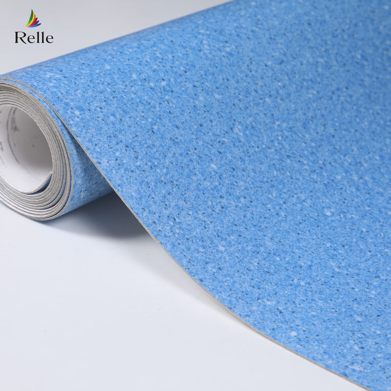 Inder kantoor slijtagebestendige PVC vinyl vloerrol met slijtvastheid en T-klasse
