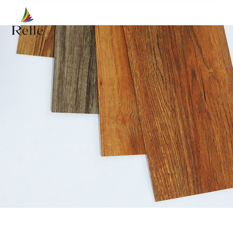 UV-coating LVT Parketvloeren CE SGS Plastic Wood Look Vinyl vloeren