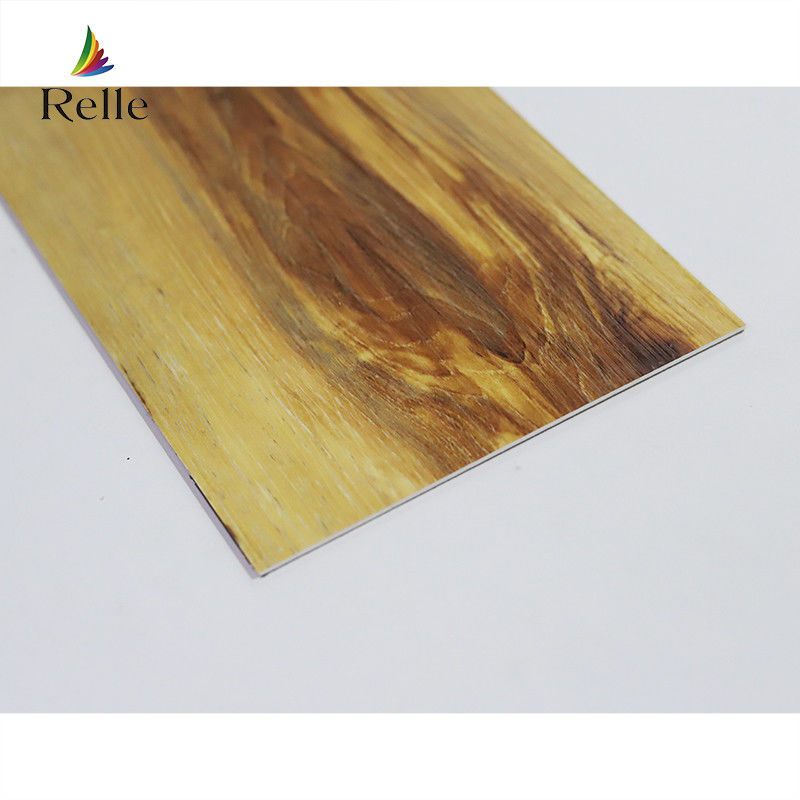 UV-coating LVT Parketvloeren CE SGS Plastic Wood Look Vinyl vloeren