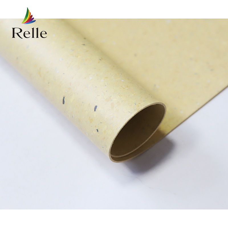 PUR coating Relle stock lot milieuvriendelijk PVC licht beige vinyl antistatische vloer voor laboratorium