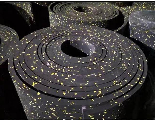 Antislip gym rubber vloer Relle gewicht kamer vloer 1,5 mm 3,0 mm Dikte