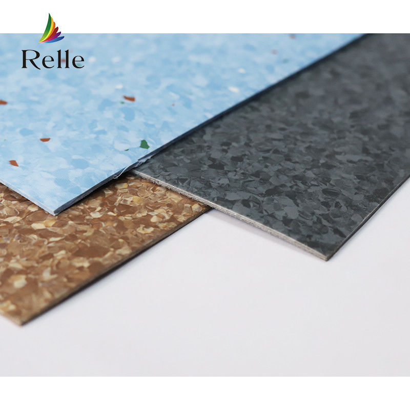Relle Court Homogeen PVC Plastic Flooring Drie Back voor medische ziekenhuizen