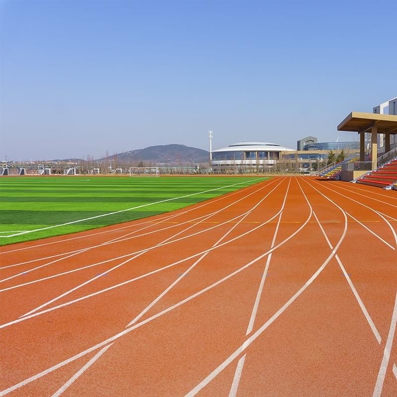 Anti-slip rubber atletiek vloer 1m-2m breed rubber basketbalbaan vloer