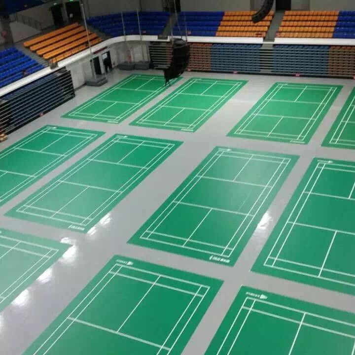 Vloer accessoires verstrekt Relle PVC vinyl vloer rollen voor Indoor Badminton Court