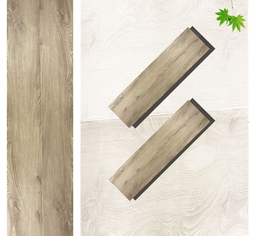 PVC SPC vloeren Hout Look Vinyl Plank 8mm Hybride vloeren met kalksteen geïmprimeerd