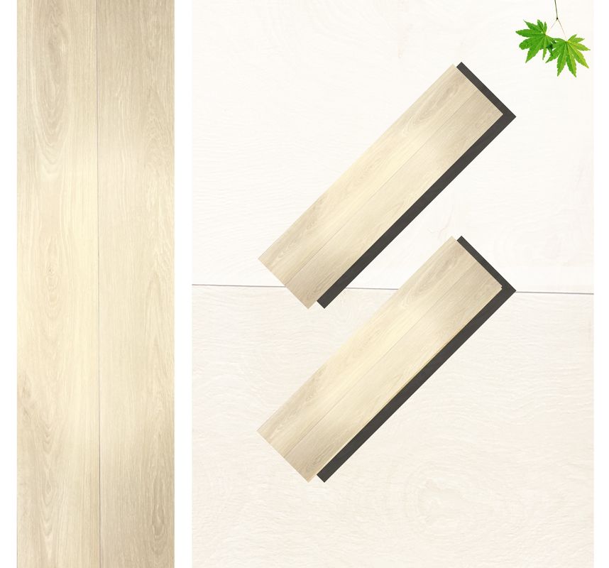 PVC SPC vloeren Hout Look Vinyl Plank 8mm Hybride vloeren met kalksteen geïmprimeerd