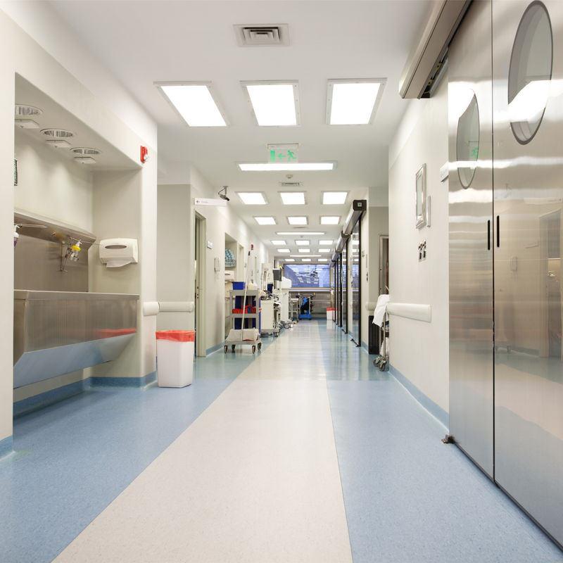 Anti-slip PVC homogene vinyl vloer meer dan 1000 soorten voor ziekenhuis kliniek