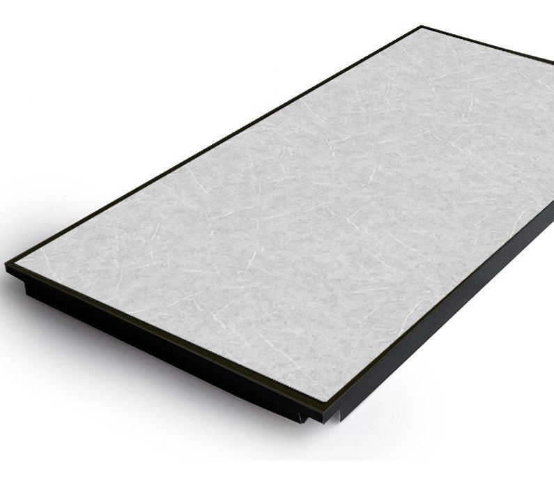Aluminium Decorative Plafondtegels 2x2 Houten Look Plafondtegels Voor Hotel