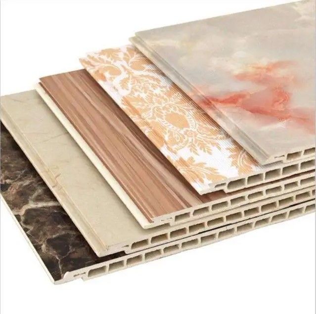 Geïntegreerde decoratieve wandplaat met bamboevezel Contemporary PVC Interieurwandpanelen