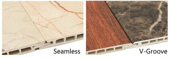 Bamboes PVC-fiber decoratieve wandpanelen 10 mm dik voor woonkamer