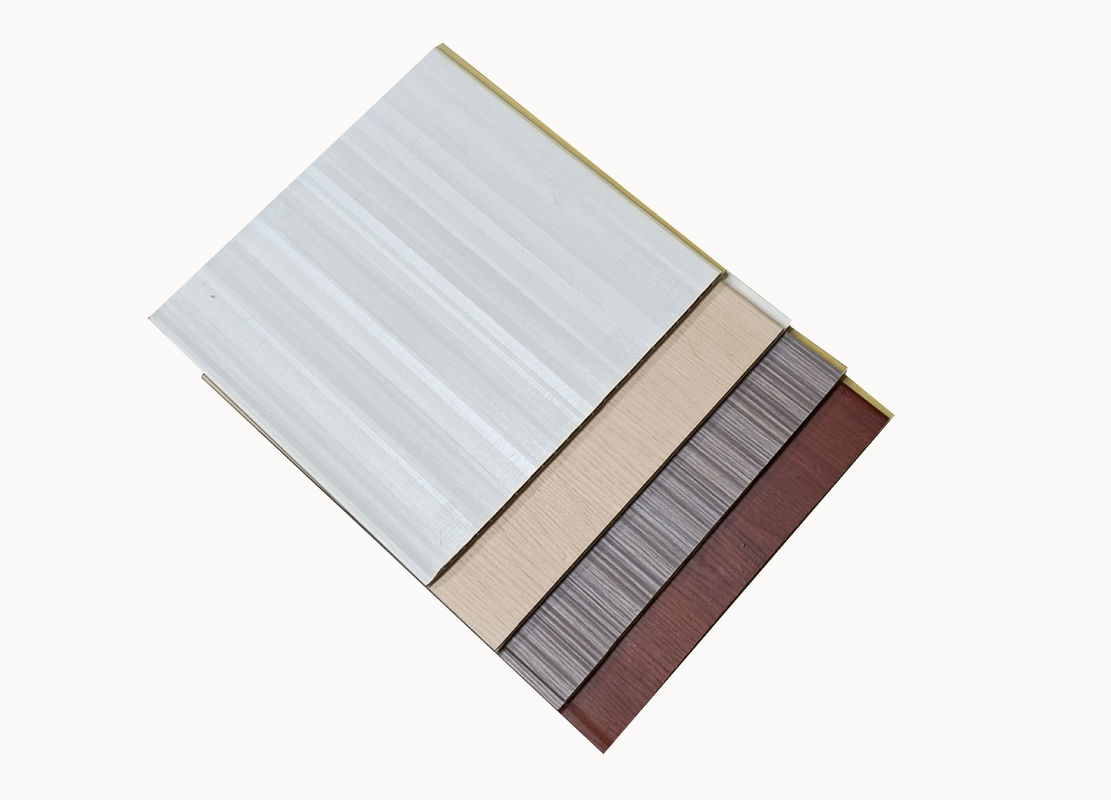 Bamboes PVC-fiber decoratieve wandpanelen 10 mm dik voor woonkamer