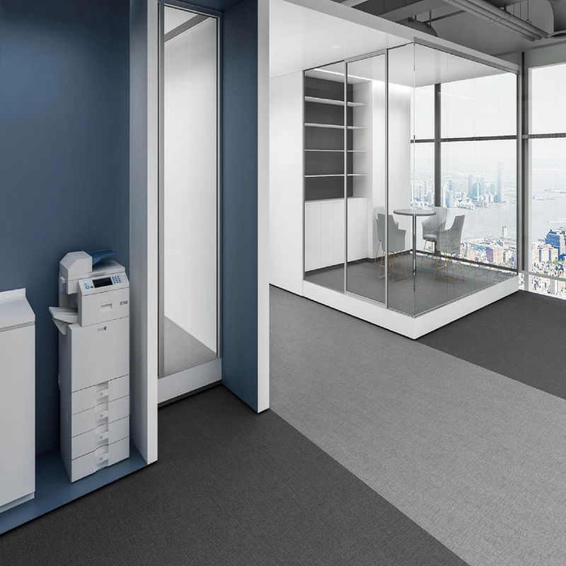6.5mm 7mm kantoor tapijttegels commerciële tapijttegels voor hotel slaapkamer werkplek