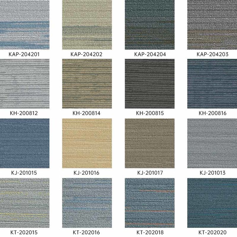 Antifouling niet-glijdend tapijt met versterkte PVC-achtergrond van glasvezel voor hoogstroomgebieden