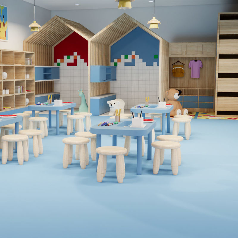 SPC PVC Vinyl Tegels Steenpoeder Kern voor Stabiliteit en Slijtvaste Toplaag