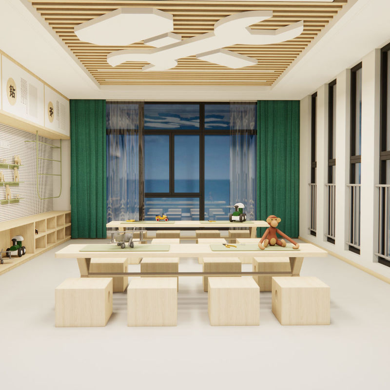 Heterogene vloeren PVC-vloeren voor gebieden met veel verkeer en omgevingen met veel vocht