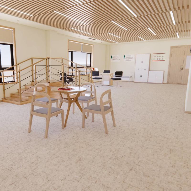 Heterogene vloeren: slijtvast, krasbestendig en zacht voor drukke ruimtes