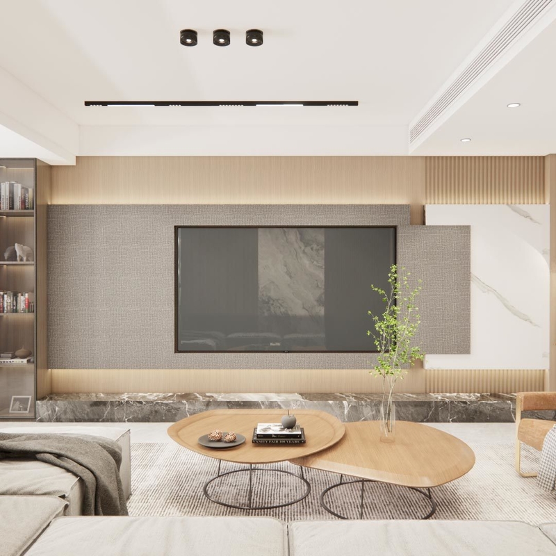 Relle WPC Milieuvriendelijk 3D Hout-Kunststof Wandpaneel (Multi-Spec Aanpasbaar, voor Binnenhuisdecoratie)
