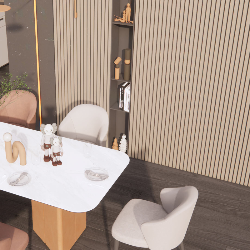 Relle Wandbekleding Gemakkelijk te Installeren en Milieuvriendelijke 3D Wandpanelen voor Duurzame Decoratie