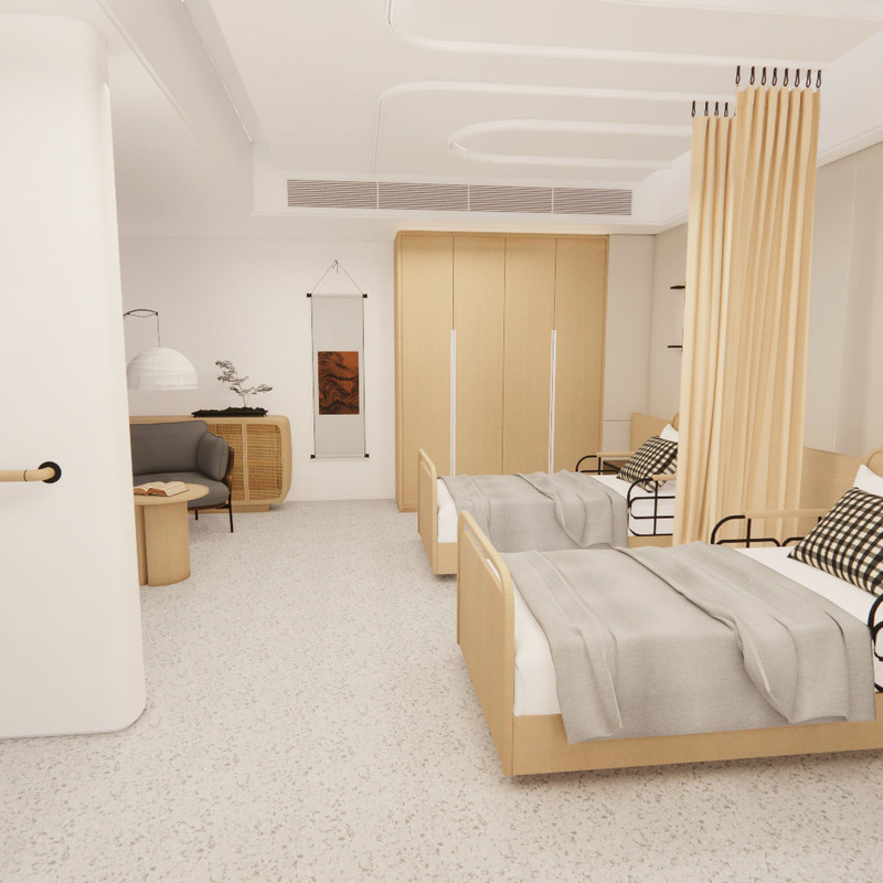 Lumina Health/Infinity Makkelijk schoon te maken, antimicrobiële, homogene vinylvloeren voor verpleeghuizen