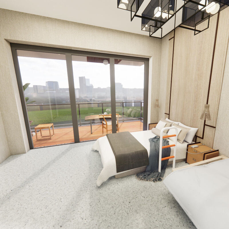 Chemisch bestand naadloos homogeen vinylvloer ontworpen voor huishoudelijke behoeften van verpleeghuizen