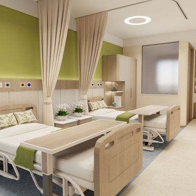 Vloeren voor commerciële verpleeghuizen met antibacteriële, gemakkelijk te reinigen eigenschappen – Lumina Health/Infinity