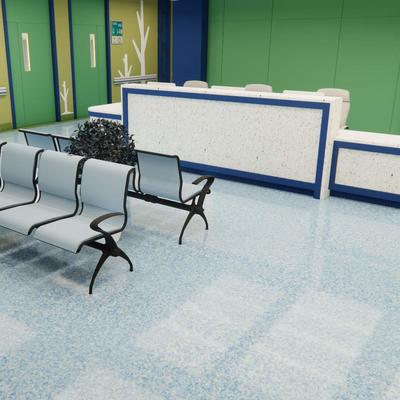 Eco-Friendly Easy-Clean Antibacterial Hospital Floor Vinyl
