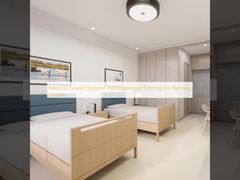 Medische-kwaliteit hygiënische homogene vloerbedekking voor verpleeghuizen