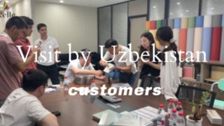 Bezoek van klanten uit Oezbekistan