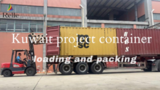 Koeweit proiect container laden en verpakken