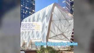PVDF waterdichte membraanstadiondakoplossing